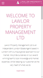 Mobile Screenshot of lawlorproperty.co.uk